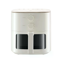 XIAOMI Mijia 5L 1200W Airfryer N1 met 1200W infraroodverwarming 6,2 inch transparant kijkvenster geen flip 3D frituurleg
