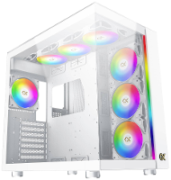 Xigmatek AQUA Ultra Arctic Midi tower PC behuizing Wit