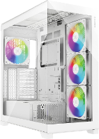 XILENCE Xilent Gleam X818.W.ARGB Gaming ATX PC behuizing wit, RGB ATX Midi Tower