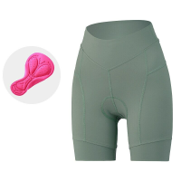 Dames Fietsbroekje Gevoerde wielrenshorts 3D gewatteerde shorts Gevoerde fietsbroek / zeem Bergracen Wegwielrennen Sport