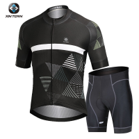 XINTOWN Fiets Jersey heren MTB Jerseys weg fiets shirts korte mouw fietspak