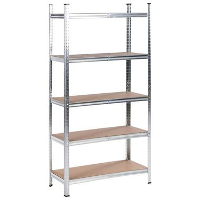 XITTA   Stellingkast 5 planken   Zilver   Staal