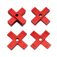 4 STKS Houtbewerking Kruis Hoogtemeter Set Meetmodules Gereedschap