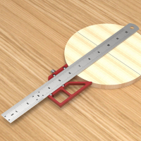 Houtbewerkingspuntzoeker Lijntekening Liniaal in 45/90 graden hoek voor scribing Marking Gauge Timmerwerk Multifunctione