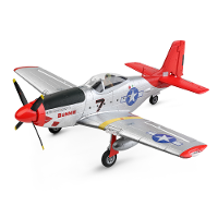 XK A280 P 51 Mustang 3D/6G Systeem 560mm Spanwijdte 2.4GHz 4CH EPP RC Vliegtuigjager RTF Met LED verlichting voor Beginn