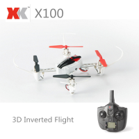 Xk X100 With 3d 6g Mode Inverted Flight 2.4G 4ch 6 Axis Led Rc Quadcopter Bnf And Rtf