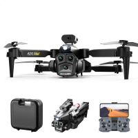 XKJ K10 MAX Upgrade Drie Camera WiFi FPV met 4K ESC 3 Lens 360° Obstakel vermijden Optische Stroom Positionering Opvouwb