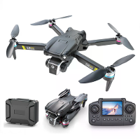 XKJ K13 MAX WiFi FPV met LCD schermcontroller HD camera optische flow positionering borstelloze opvouwbare RC drone quad