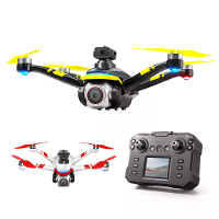 XKJ K15 MAX WiFi FPV met LCD schermcontroller HD Dual Camera Servo Gimbal 360° obstakelvermijding borreloss RC drone qua