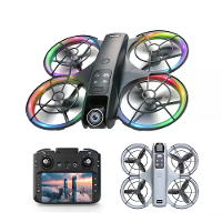 XKJ K200 MAX WiFi FPV met LCD schermcontroller HD Dual Camera Elektrisch instelbare optische vloeihover automatische obs