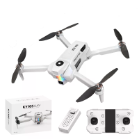 XKJ KY105 WiFi FPV met HD dubbele camera, optische flow positionering, LED verlichting, borstelloze, opvouwbare RC drone