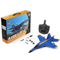 XK A190 F18 F / A 18C 290 mm Spanwijdte 2,4 GHz 2CH Ingebouwde 6 assige Gyro EPP RC Vliegtuig Beginner RTF