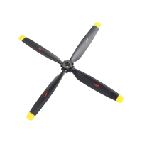 XK A280 P 51 Mustang 560mm RC Vliegtuig Onderdelen Accessoires Kunststof 4 Blade Propeller