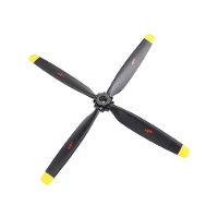 XK A280 P 51 Mustang 560mm RC Vliegtuig Reserveonderdelen Accessoires Plastic 4 Blade Propeller