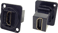Cliff CP30200G CP30200G XLR adapter HDMI A bus naar HDMI A bus Adapter, inbouw 1 stuk(s)