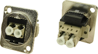 Cliff CP30214M CP30214M XLR adapter LC Duplex MM Adapter, inbouw 1 stuk(s)