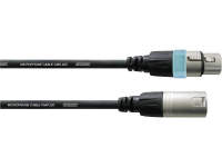 Cordial CCM 0,5 FM XLR Verbindingskabel [1x XLR bus   1x XLR stekker] 0.50 M Zwart