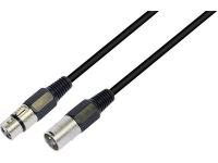 Paccs XLR Verbindingskabel [1x XLR bus   1x XLR stekker] 3 m Zwart