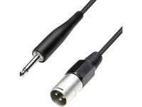 Paccs XLR Verbindingskabel [1x XLR bus   1x Jackplug male 6.3 Mm] 5 m Zwart