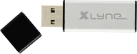 Xlyne ALU USB stick 8 GB Aluminium 177556 2 USB A 2.0