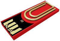 Xlyne clip/me TRUE DOCUMENT USB stick Bulk 8 GB Rood CA08CR002 USB A 2.0