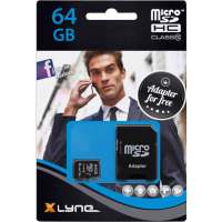 Xlyne microSDXC kaart 64 GB Class 10 Incl. SD adapter