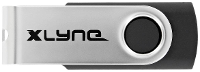 Xlyne USB stick Retail 32 GB Zwart/zilver 7603200 USB C