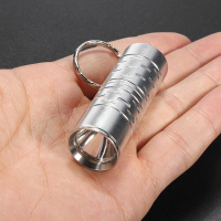 Xm L T6 1000lm Pocketable Mini Keychain Led Flashlight Silver