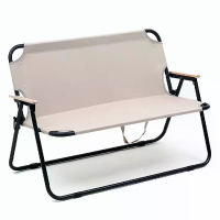 Xmund 2 persoons Outdoor Camping Vouwstoel Zonnebed Vouwbare Picknickstoel voor vissen, draagbare strandgerei Oxford sto
