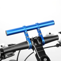 Xmund 20cm Aluminium Legering Fietsstuur Extender Houder voor Zaklamp