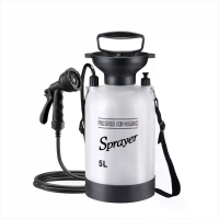 Xmund 5L Outdoor Manual Camping Shower Multifunctional Shower Pump For Pet Bathing Car Washing Portable Shower Tool