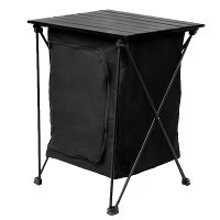 Xmund Buitencamping Opvouwbare Opslagkast   Draagbare Aluminiumlegering Tafel en Organiser, 30 kg Lastcapaciteit voor Pi