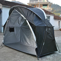 Xmund Enkele Soldaat Tent Buiten Camping Fietsen Eenvoudige Tent Opslagruimte Tent 1 persoons Carport Anti scheur 210D O