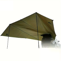 Xmund Grote Capaciteit Outdoor Auto Achtertent Camping Picknick Auto Achtertent met Luifel Auto Achteruitbreiding Tent Z