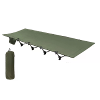 Xmund Outdoor Opvouwbed, Draagbaar Tentbed, Ontworpen met Zijzakken voor Kleine Voorwerpen, Outdoor Wandelen Backpacken
