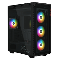 XPG BATTLECRUISER II Midi tower PC behuizing Zwart