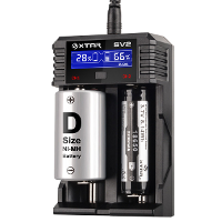 Xtar Sv2 Lcd Intelligent Li Ion/nicd/nimh Battery Charger 2slots