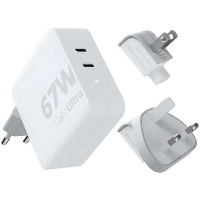 Xtorm 67W GaN Ultra Travel Adapter + USB C PD Kabel oplader
