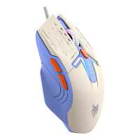 XUNFOX H6 RGB Mecha Style Bedrade Gaming Muis 1200 3600DPI 6 toetsen USB Bedrade E sports Gamer Muizen voor PC Laptop Co