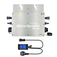 [EU Direct] YH 600W/ 800W Zonnegrid tie omvormer met LCD MPPT micro omvormer DC28 50V / DC30 42V PV ingang AC180 26