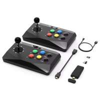 Y3 Arcade 4K Videogame Console met Game Arcade Toetsenbord Ingebouwde 10000 Spellen Stick 2.4G Draadloze Videogame Spelm