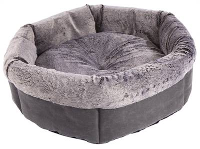 Yagu Hondenmand Rond Royal Silver #95;_48x48x17cm