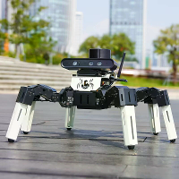 Yahboom 18DOF ROS2 AI Intelligente Herkenning DIY Programmeren Ontwikkeling Hexapod Robot Kit voor Raspberry Pi Jetson N
