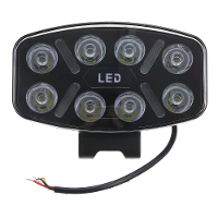 YANGGUANG YG 9 inch 80W Vierkante Licht Auto LED Werklampen Daklamp voor Vrachtwagen Bus Trailer
