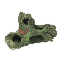 Yani Aquarium Decoration Realistic Trunk Wood Tree Hideaway House Fish Tank Ornament