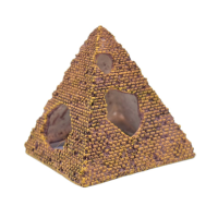 Yani Aquarium Ornament Aquatic Creations Ancient Pyramid Fish Hideaway House