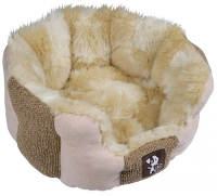 Yap Delicato Hondenmand Ovaal Giraffe/suede #95;_45x40x23 Cm