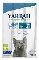 Yarrah Biologische Kauwstaafjes Kat Vis Met Zeewier En Spirulina #95;_15 Gr
