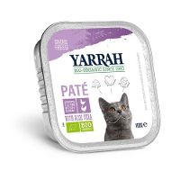 Yarrah Cat Kip/kalkoen Kattenvoer 100 Gr