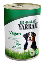 Yarrah Dog Blik Vegetarische Brokjes In Saus Met Cranberry Hondenvoer #95;_380 Gr